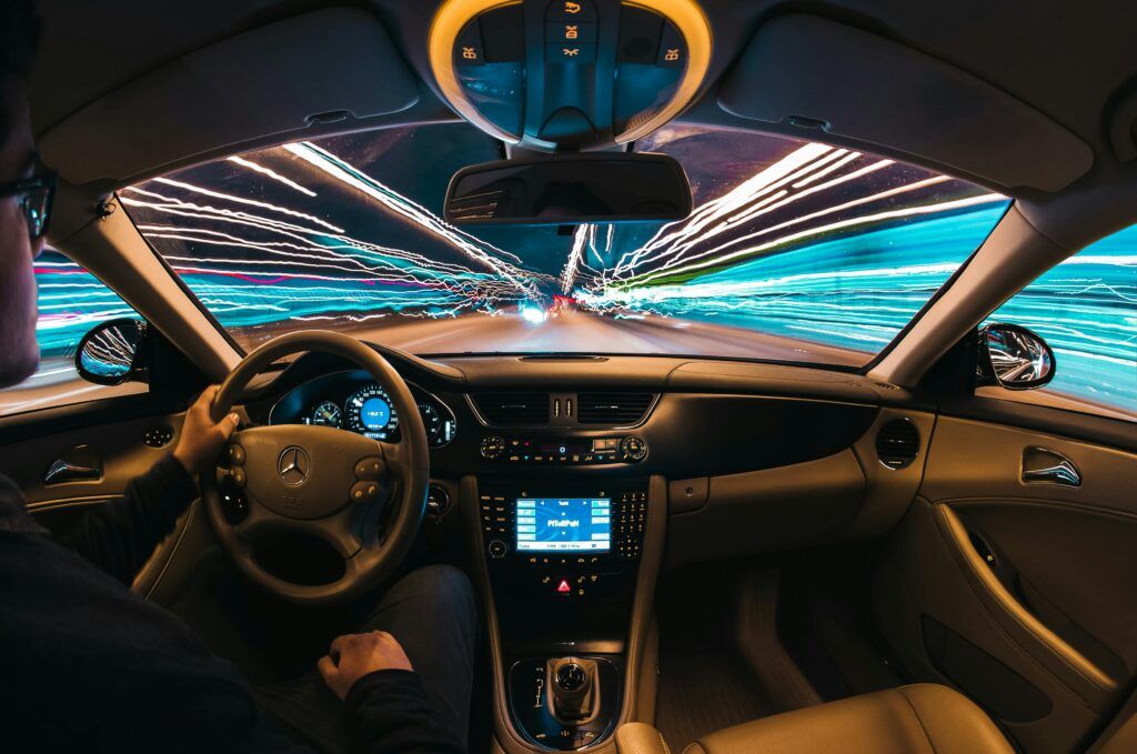 Connected car interior